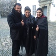 With Iano Tamar and Irakli Kachidze, during Nabucco (Verdi) at Bergen Opera, 2015